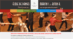 Desktop Screenshot of ecole-danses.com